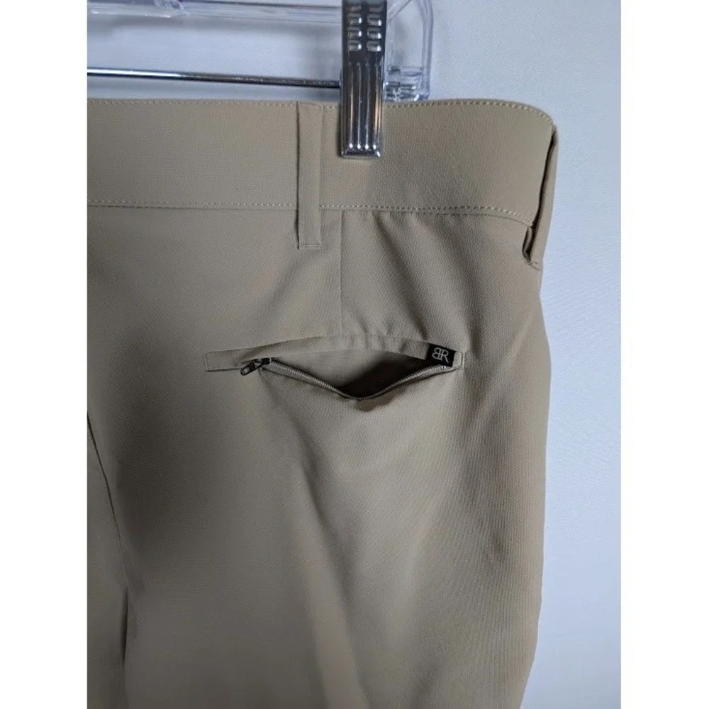 Banana Republic Performance Chinos Mens 38x32‎ (Fits 39x31) Tan Zipper Pockets